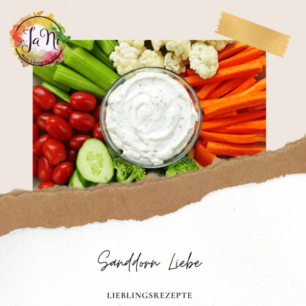 Sanddorn Liebe - für Gemüse & Dipps